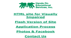 Desktop Screenshot of handsoneducation.net